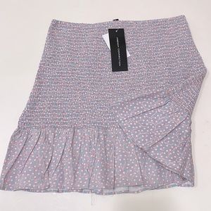 French Connection Women’s Smocked Purple  Skirt size Small